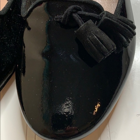 Modern Fiction Patent Leather Ballet Flats - Sz 40. BFL0558B - Picture 2 of 11